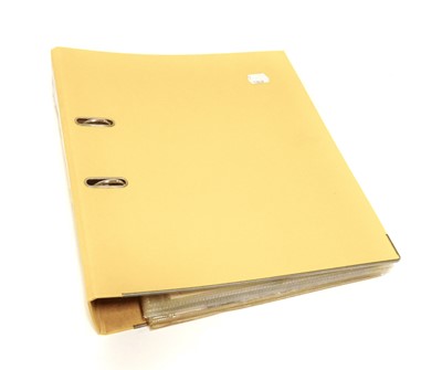 Lot 267 - A Yellow Binder Holding a Selection of...