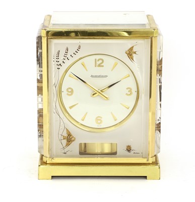 Lot 597 - An Atmos Clock, signed Jaeger LeCoultre, model:...