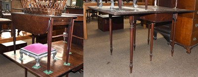 Lot 1115 - A 19th Century Mahogany Dropleaf Dining Table,...