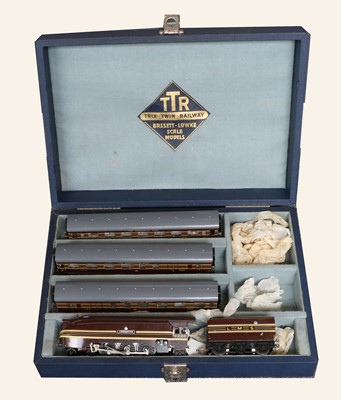 Lot 167 - Trix Twin Railway (Bassett-Lowke) Coronation Scot Set