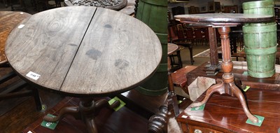 Lot 1188 - Two 18th Century Oak Gateleg Tables of Small...