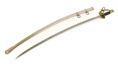 Lot 198 - A U.S. Model 1860 Cavalry Sword by Roby, the...