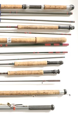 Lot 59 - A Group of Six Various Fishing Rods