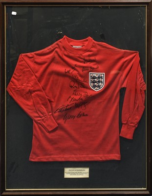 Lot 12 - England 1966 World Cup Autographed Shirt