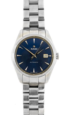 Lot 2266 - Rado: A Stainless Steel Automatic Calendar...