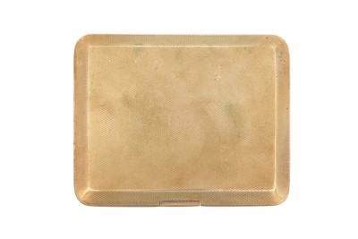 Lot 2242 - A George V Gold Cigarette-Case