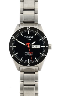 Lot 2269 - Tissot: A Stainless Steel Automatic Day/Date...