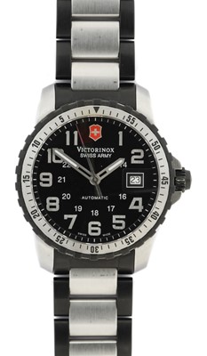 Lot 2268 - Victorinox: A Stainless Steel and Black PVD...