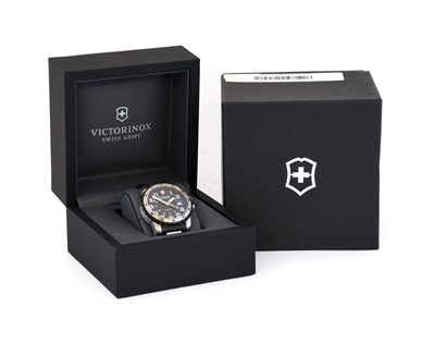 Lot 2268 - Victorinox: A Stainless Steel and Black PVD...