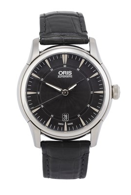 Lot 2381 - Oris: A Stainless Steel Automatic Calendar...