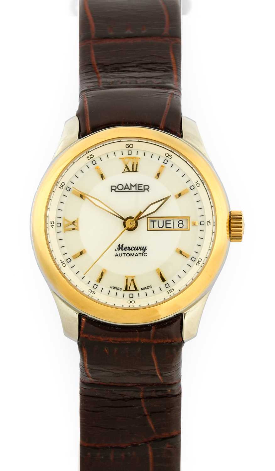 Lot 2252 - Roamer: A Bi-Metal Automatic Day/Date