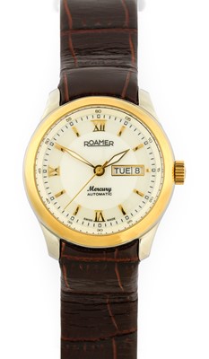 Lot 2252 - Roamer: A Bi-Metal Automatic Day/Date Centre...