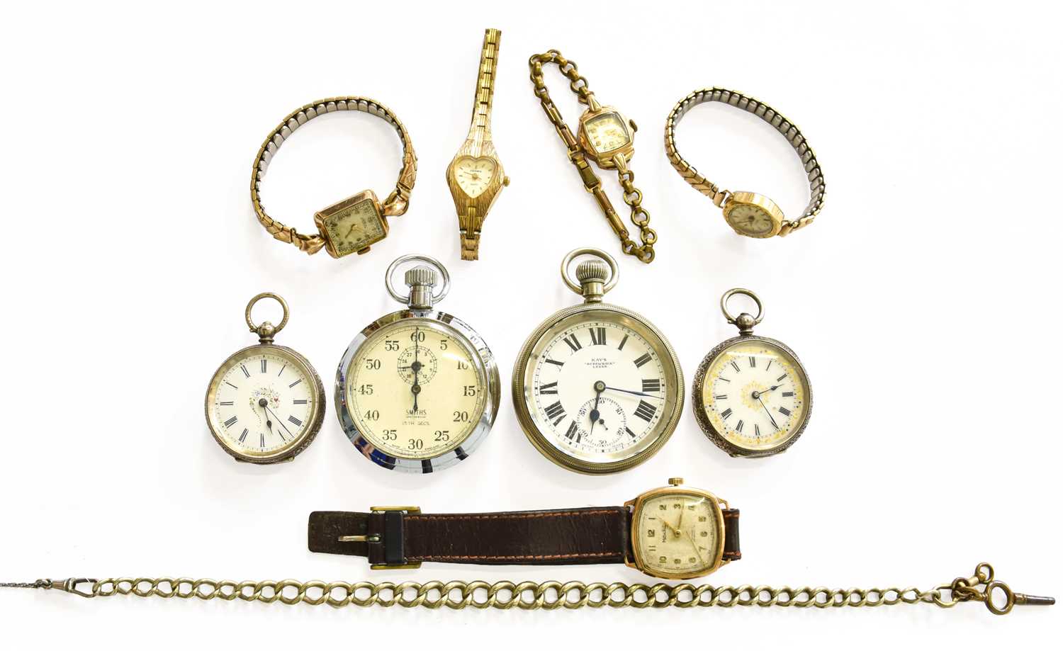 Lot 29 - A 9 Carat Gold Majex Wristwatch, 9 Carat Gold...