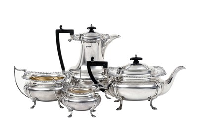 Lot 2315 - A Four-Piece George V Silver Tea-Service