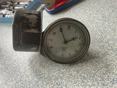 Lot 502 - A 1920's/30's Smith's Car Clock, with chromed...