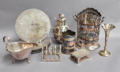 Lot 78 - A Collection of Assorted Silver and Silver...