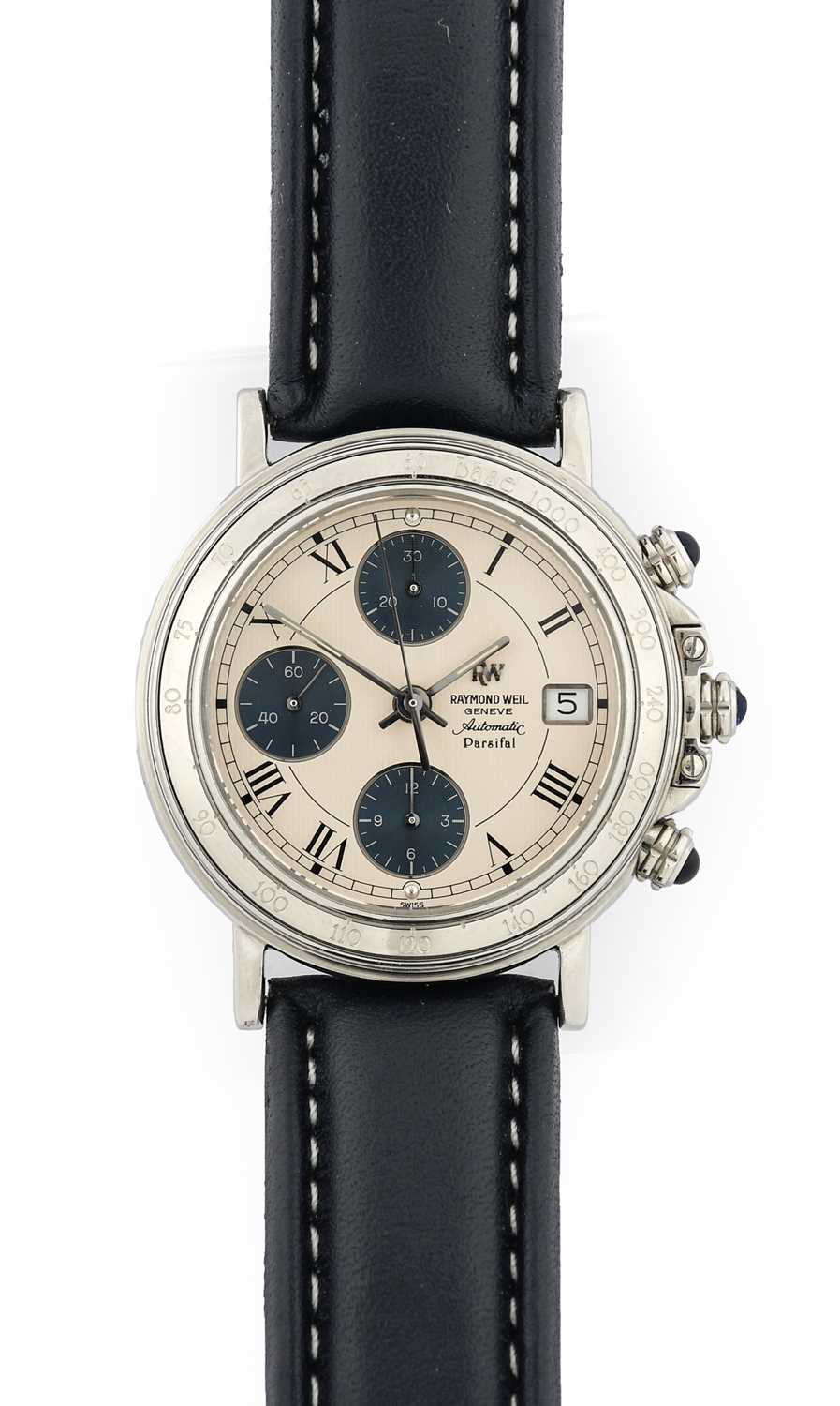 Lot 2262 - Raymond Weil: A Stainless Steel Automatic...