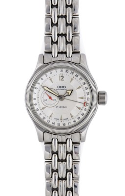 Lot 2210 - Oris: A Stainless Steel Automatic Calendar...