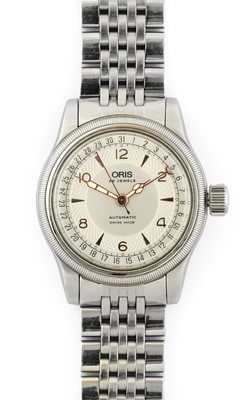 Lot 2282 - Oris: A Stainless Steel Automatic Calendar...