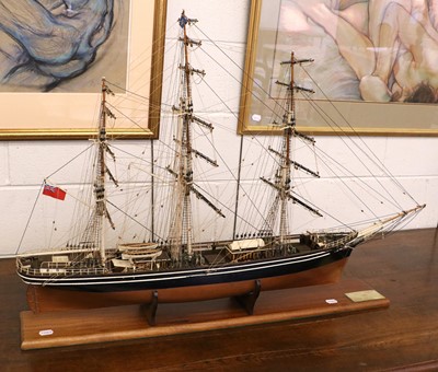 Lot 1120 - A Scale Model of the Cutty Sark by A.R...