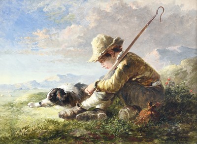 Lot 216 - *Bateman Young Shepherd and his attendant dog...