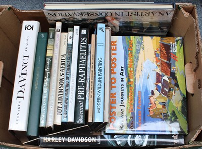 Lot 285 - Art Reference Books, including a signed David...