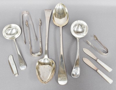 Lot 86 - A Collection of Assorted Silver Flatware,...