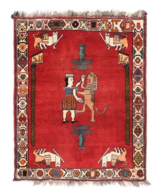 Lot 608 - Kashgai Rug South West Iran, circa 1960 he...