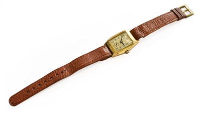 Lot 27 - A 9 Carat Gold J.W Benson Wristwatch