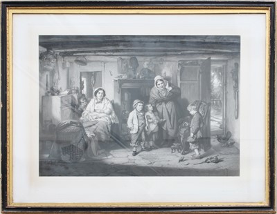 Lot 1054 - Five Victorian mezzotints