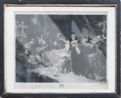 Lot 1054 - Five Victorian mezzotints