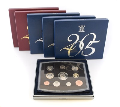 Lot 338 - 6 x UK Proof Sets, comprising: 2000, 2001,...