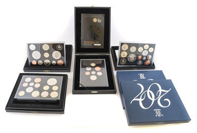 Lot 342 - 6 x UK Proof Sets, comprising: 2006, 2007,...