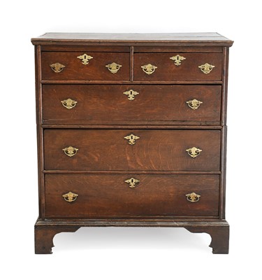 Lot 676 - An Oak Straight-Front Chest of Drawers, circa...