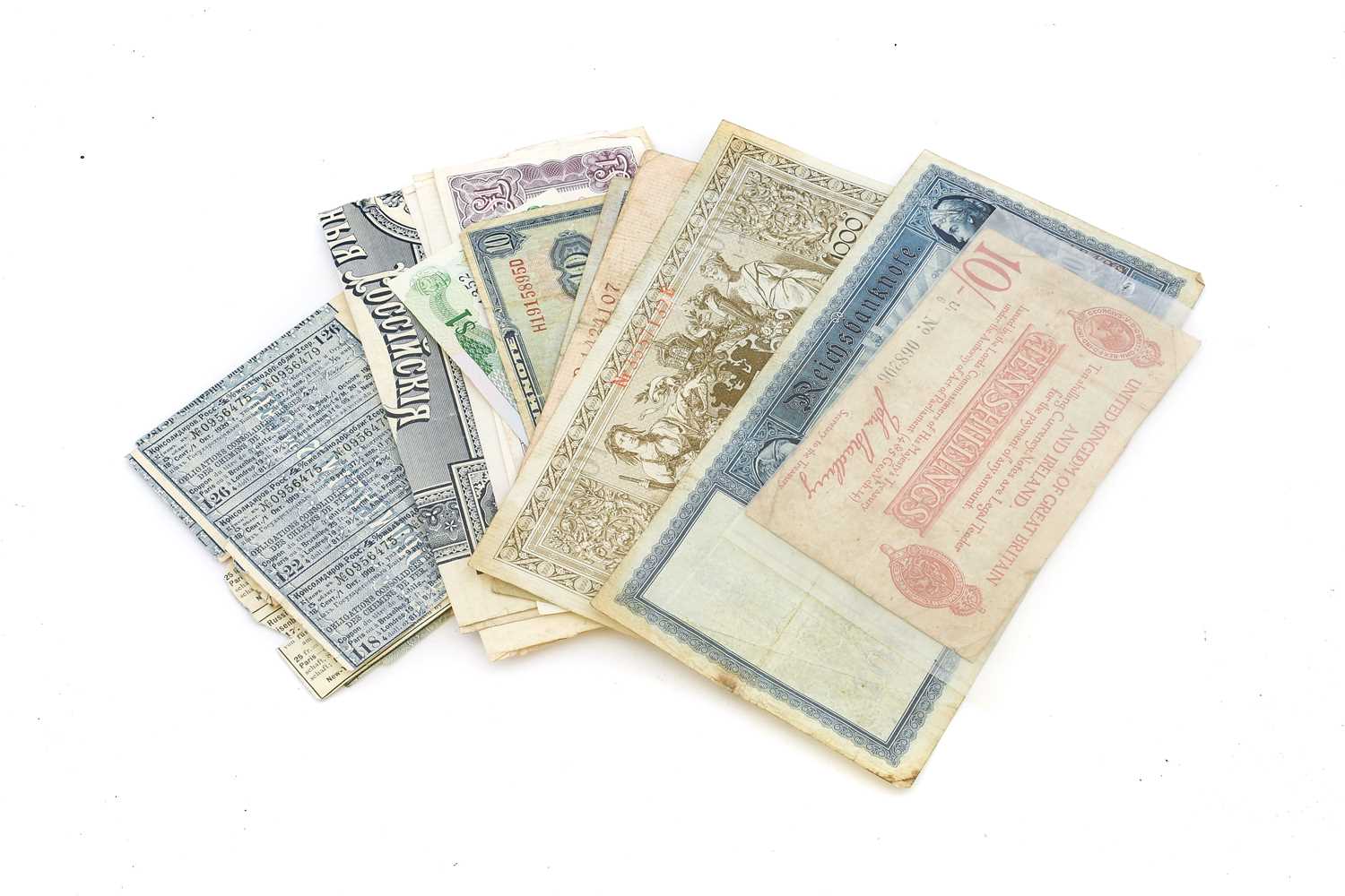 Lot 399 - George V 10 Shilling note, second Bradbury