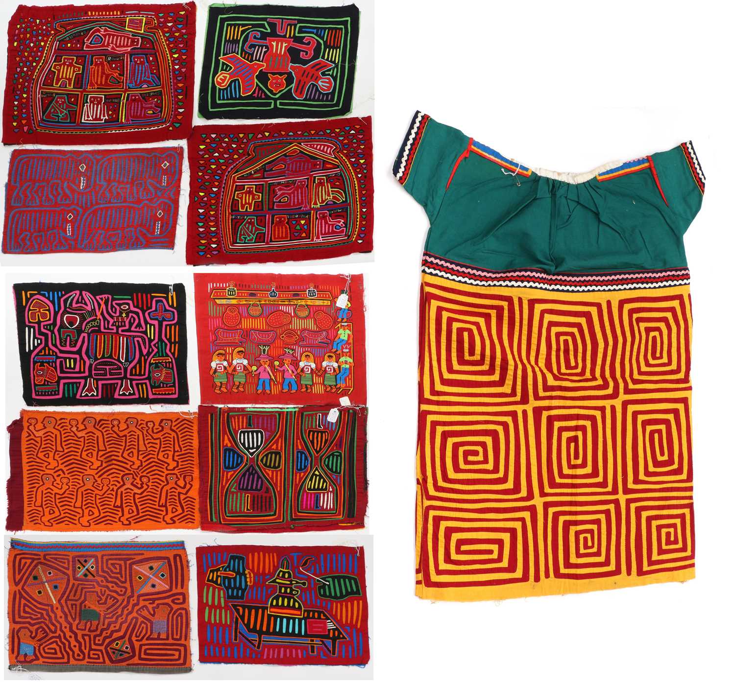 Lot 2158 - Collection of 20th Century Molas from San Blas...