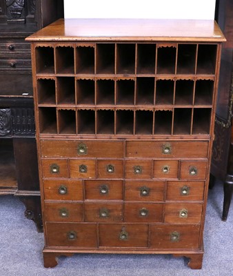 Lot 1211 - An Early 19th Century Mahogany Clerks Chest,...