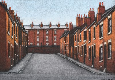 Lot 38 - Stuart Walton (b.1933) "Back Street Woodhouse",...