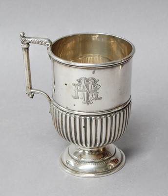 Lot 31 - An Indian Colonial Silver Mug, by Barton,...