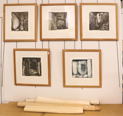 Lot 1073 - Helen Wakefield (20th Century), Hagar Qim I,...