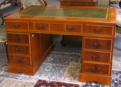 Lot 1108 - A Walnut Whatnot with Davenport Top, composed...