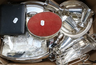 Lot 98 - A Collection of Assorted Silver Plate,...