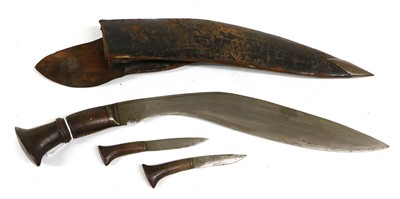 Lot 239 - An Early 20th Century Nepalese Kukri, the 33cm...