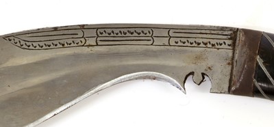 Lot 211 - An Early 20th Century Nepalese Kukri, the 31cm...