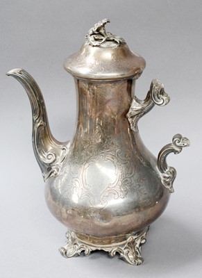 Lot 2 - A Victorian Silver Coffee-Pot, by Edward,...