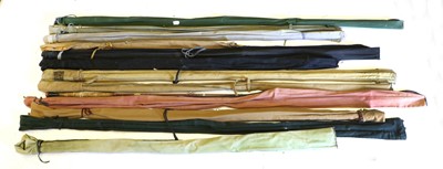 Lot 49 - A Collection Of Twelve Various Fishing Rods