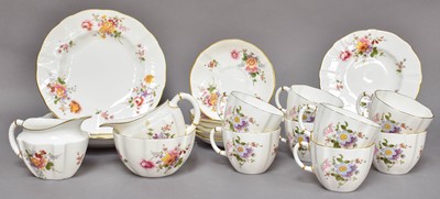 Lot 236 - Royal Crown Derby, Derby Posys pattern tea...