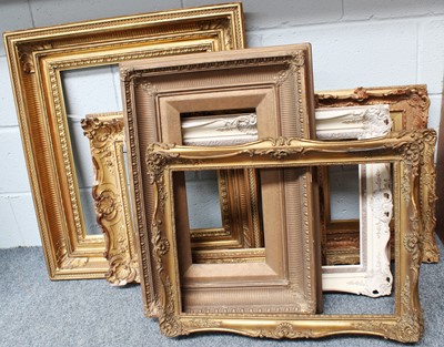 Lot 1242 - Six Various Giltwood and Gesso Picture Frames,...