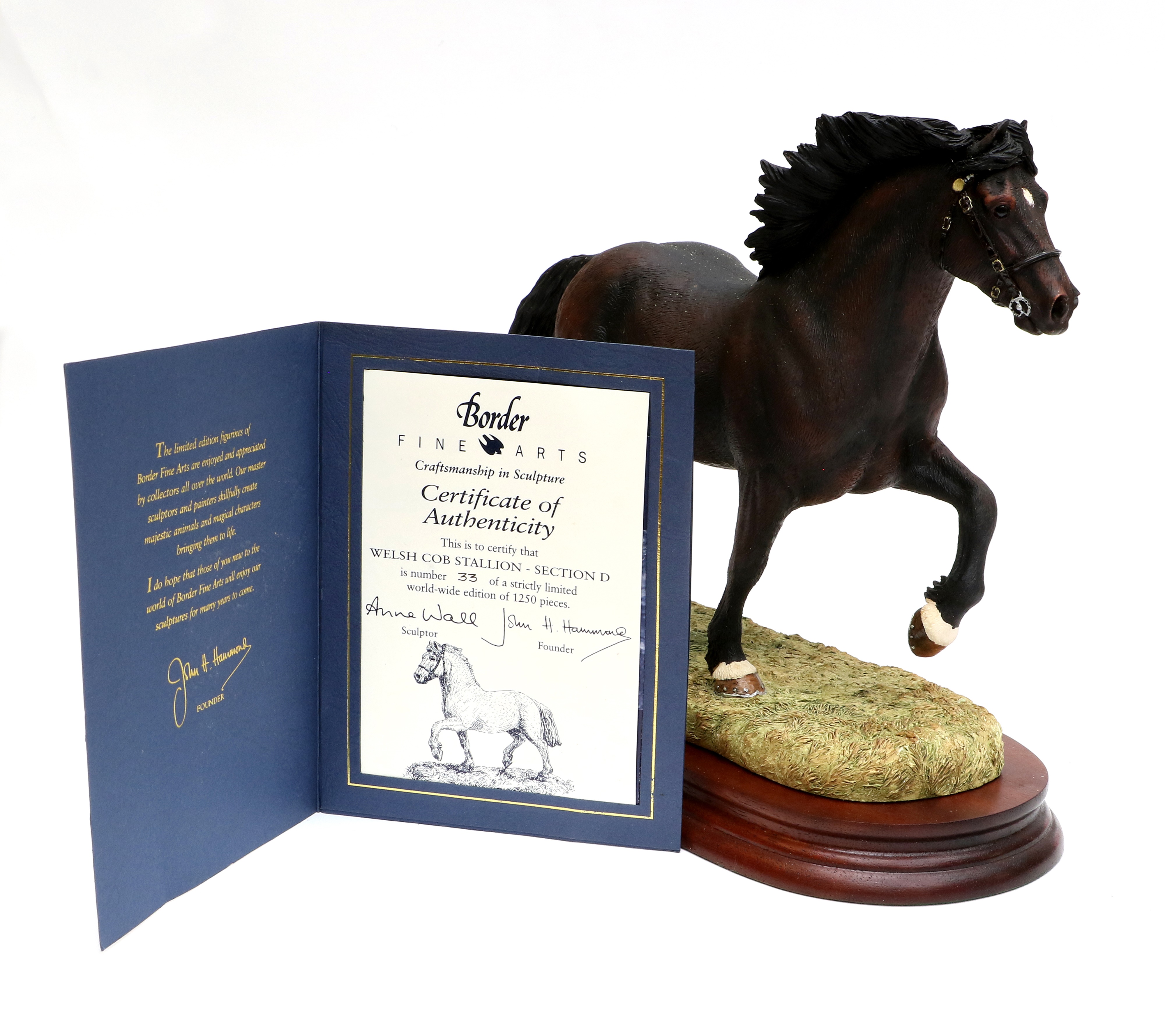 Lot 56 Border Fine Arts 'Welsh Cob Stallion', model