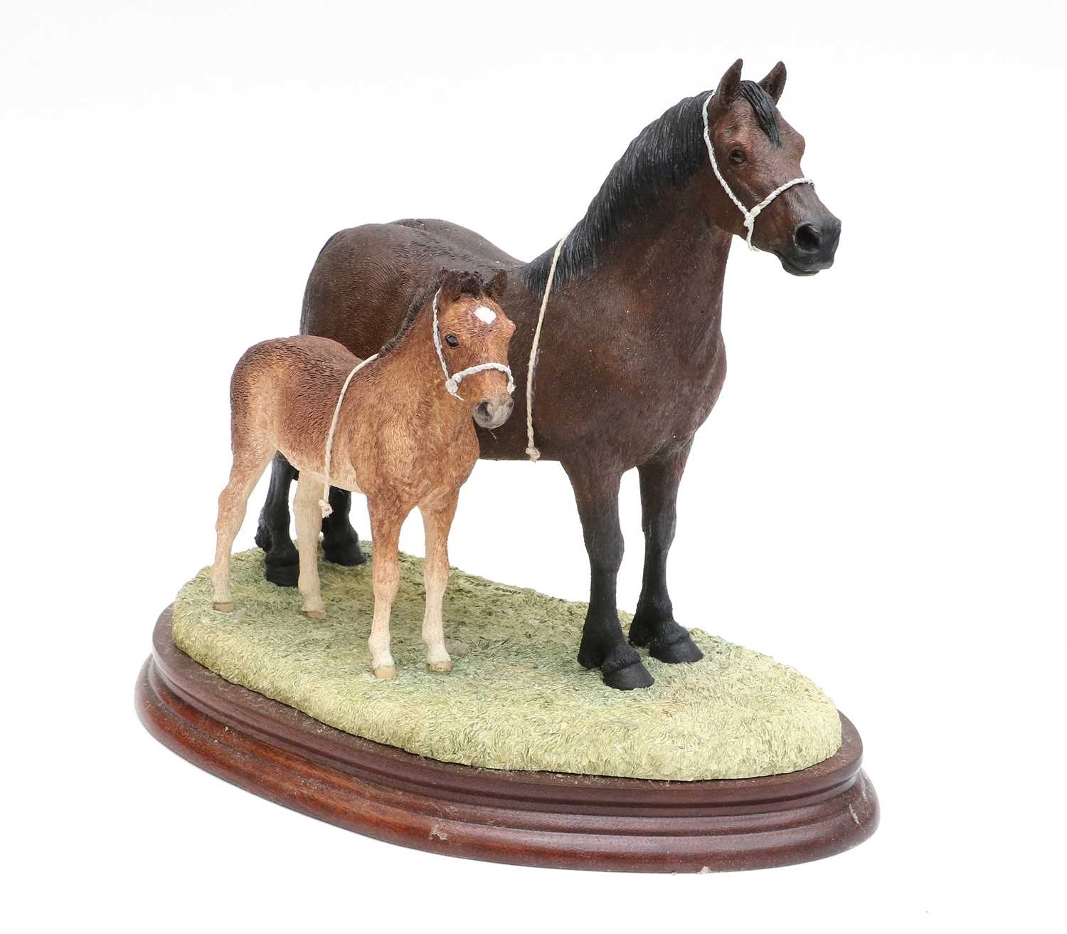 Lot 55 - Border Fine Arts 'Welsh Cob Mare and Foal'...